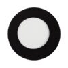 ΦΩΤΙΣΤΙΚΟ ΧΩΝΕΥΤΟ LED SLIM Φ85 3W 4000K ΜΑΥΡΟ PLUS EUROLAMP – 145-68621