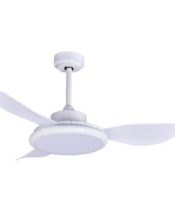 ΑΝΕΜΙΣΤΗΡΑΣ ΟΡΟΦΗΣ ΛΕΥΚΟΣ ΜΕ LED ΦΩΣ ΚΑΙ ΚΟΝΤΡΟΛ Φ107 DC 35W EUROLAMP – 300-25037