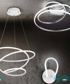 Φωτιστικό Οροφής Reality BOLOGNA LED, 36W · 5100lm, 4000K Λευκό Ματ Μεταλλικό, Step Dimmable- R67051131