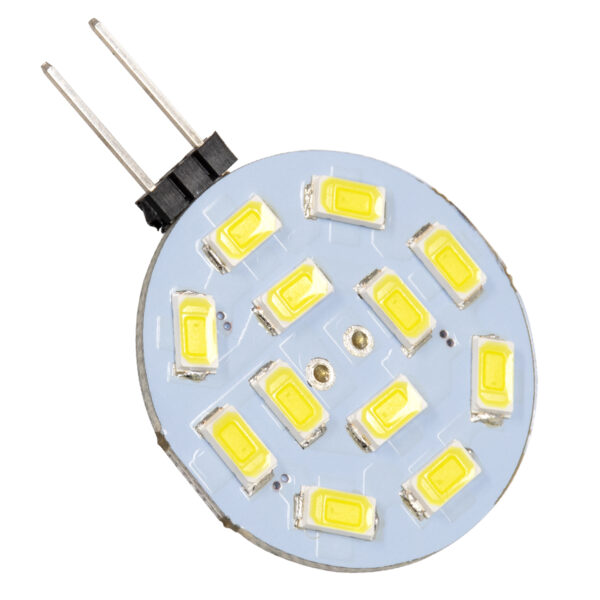 GloboStar® 76100 Λάμπα G4 LED SMD 5630 4.5W 450lm 120° DC 12-24V Side Pin Ψυχρό Λευκό 6000K