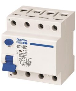 ΡΕΛΕ ΔΙΑΡΡΟΗΣ 4Χ100Α 6KA 30mA GACIA TYPE A EUROLAMP – 500-37515