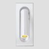 ΑΠΛΙΚΑ ΤΟΙΧΟΥ ΧΩΝΕΥΤΗ LED 3W 3000Κ Α170 ΛΕΥΚΗ EUROLAMP 145-50002