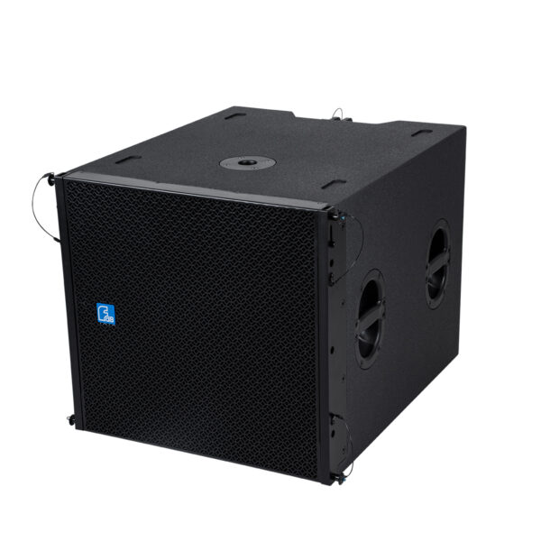 GloboStar® FDB DLA118BAS 98018 PA Speaker - Ενεργό Αυτοενισχυόμενο Subwoofer Line Array Κρεμαστό & Επιδαπέδιο με Ψηφιακό Ενισχυτή SA2.68 AC 220V/50-60Hz - 900W RMS/4Ω + 600W RMS/4Ω (2400W Peak) - 1 x 18" Inches LF - IP20 - Μαύρο - Μ56 x Π68.2 x Υ52cm