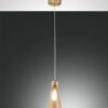 Κρεμαστό Φωτιστικό   Fabas Luce Dafne E27 Μελί     – 3596-40-125