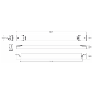 Τροφοδοτικό Dimmable Dali για LED 100W 24V Μεταλλικό CUBALUX – CL70-0012