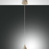 Κρεμαστό Φωτιστικό   Fabas Luce Delta LED 8W  Χρυσό Ματ   750lm Θερμό 3000K – 3443-41-225