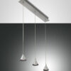 Κρεμαστό Φωτιστικό   Fabas Luce Delta LED 24W  Αλουμίνιο Dimmable  2260lm Θερμό 3000K – 3443-47-212