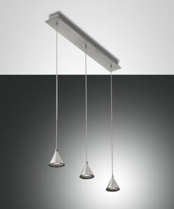 Κρεμαστό Φωτιστικό   Fabas Luce Delta LED 24W  Αλουμίνιο Dimmable  2260lm Θερμό 3000K – 3443-47-212