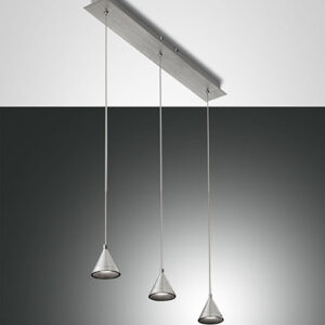 Κρεμαστό Φωτιστικό   Fabas Luce Delta LED 24W  Αλουμίνιο Dimmable  2260lm Θερμό 3000K – 3443-47-212