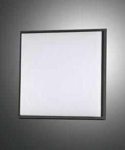 Φωτιστικό Οροφής  Fabas Luce Desdy LED 23W  Μαύρο  IP54 2700lm Θερμό 3000K – 3314-61-101