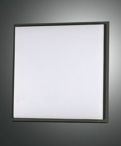Φωτιστικό Οροφής  Fabas Luce Desdy LED 30W  Μαύρο  IP54 3220lm Θερμό 3000K – 3314-65-101