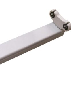 ΦΩΤΙΣΤΙΚΟ ΜΕΤΑΛΛΙΚΟ ΚΕΝΟ SLIM ΓΙΑ LED TUBE 2Χ0.60m EUROLAMP 147-56553