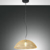Κρεμαστό Φωτιστικό   Fabas Luce Diamond E27 Μελί     – 3635-40-125