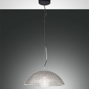 Κρεμαστό Φωτιστικό   Fabas Luce Diamond E27 Φιμέ     – 3635-40-126
