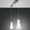 Κρεμαστό Φωτιστικό   Fabas Luce Diana 2X E27 Χρώμιο     – 2753-46-138