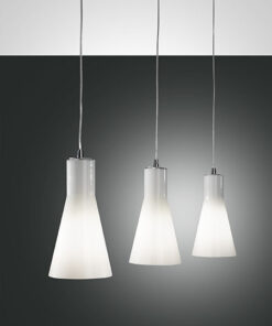 Κρεμαστό Φωτιστικό   Fabas Luce Diana 3X E27 Χρώμιο     – 2753-47-138