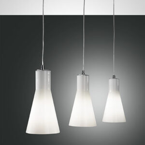 Κρεμαστό Φωτιστικό   Fabas Luce Diana 3X E27 Χρώμιο     – 2753-47-138