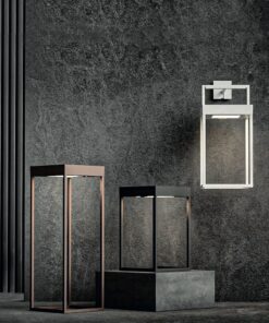 Logica Ηλιακό Επαναφορτιζόμενο Φωτιστικό Πορτατιφ LED 2.2W Diogene Hybrid IP65 Dimmable Θερμό Λευκό 2700Κ-3000Κ 30cm