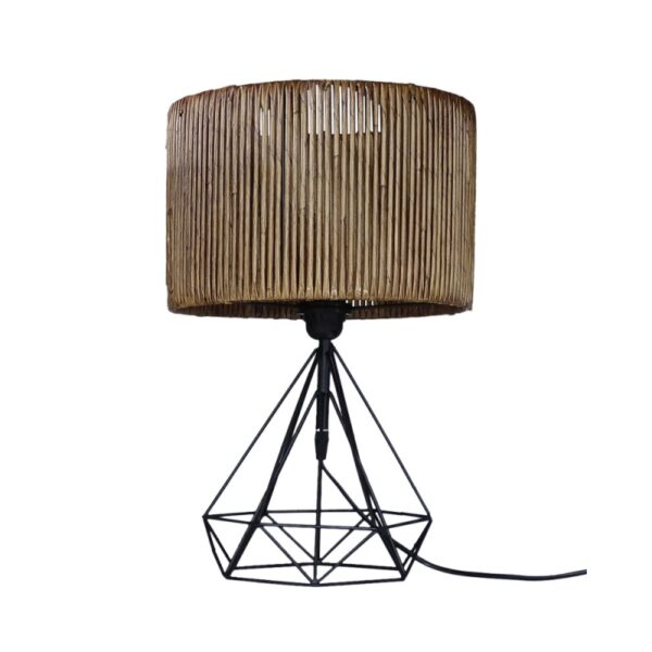 DM-01 TABLE LAMP KYOTO ΕΠΙΤΡ.ΛΑΜΠΑ ΚΥΟΤΟ ΚΑΦΕ    Heronia -34-0284