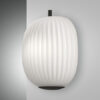 Φωτιστικό Τοίχου  Fabas Luce Domizia E27  Μαύρο     – 3689-21-101