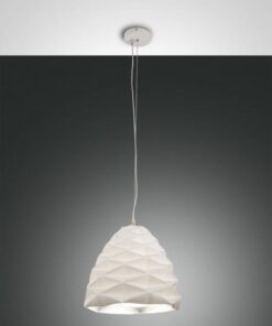 Κρεμαστό Φωτιστικό   Fabas Luce Duchessa E27 Λευκό     – 3533-45-102