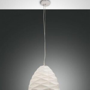 Κρεμαστό Φωτιστικό   Fabas Luce Duchessa E27 Λευκό     – 3533-45-102