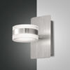 Φωτιστικό Τοίχου  Fabas Luce Dunk LED 16W  Αλουμίνιο   1510lm Θερμό 3000K – 3239-21-212