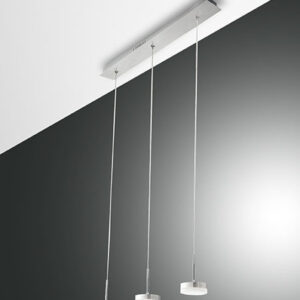 Κρεμαστό Φωτιστικό   Fabas Luce Dunk LED 24W  Αλουμίνιο Dimmable  2260lm Θερμό 3000K – 3239-47-212