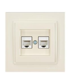 ΠΡΙΖΑ DATA CAT 6 RJ 45 ΔΙΠΛΗ ΜΠΕΖ EUROLAMP – 152-10241