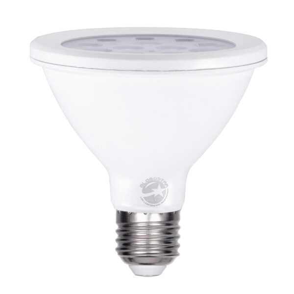 GloboStar® 60085 Λάμπα LED E27 PAR30 Σποτ 12W 1164lm 36° AC 220-240V IP20 Φ9.5 x Υ9.5cm Φυσικό Λευκό 4500K - 3 Χρόνια Εγγύηση