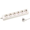 ΠΟΛΥΠΡΙΖΟ 6 ΘΕΣΕΩΝ ΜΕ ΚΑΛΩΔΙΟ 3X1,5mm 1,5m ΜΕ ΠΡΟΣΤΑΣΙΑ ΕΠΑΦΩΝ EUROLAMP 147-62204