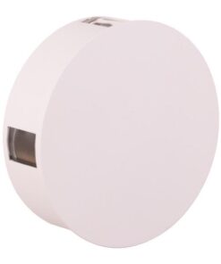 ΦΩΤΙΣΤΙΚΟ ΤΟΙΧΟΥ ΣΤΡΟΓΓΥΛΟ LED 3X4W Φ140×45 3000K IP44 ΛΕΥΚΟ PLUS EUROLAMP – 145-20224