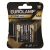 ΜΠΑΤΑΡΙΑ EXTREME ΑΑΑ (LR03) 4τμχ 1,5V EUROLAMP 147-24120