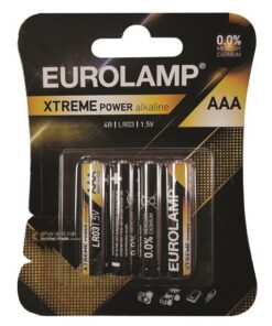 ΜΠΑΤΑΡΙΑ EXTREME ΑΑΑ (LR03) 4τμχ 1,5V EUROLAMP 147-24120