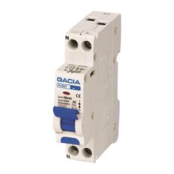ΡΕΛΕ RCBO ΜΟΝΟΠΟΛΙΚΟ 10A 4,5KA 30mA 1P+N GACIA TYPE A EUROLAMP – 500-43511