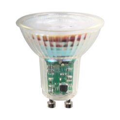ΛΑΜΠΑ LED GU10 5.5W 550lm 2700K 38° 175-250V DIMMABLE ΓΥΑΛΙ EUROLAMP – 147-77863