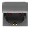 ΠΡΙΖΑ ΣΟΥΚΟ ΜΕ ΚΑΠΑΚΙ 2 MODULES 16A ΓΡΑΦΙΤΗΣ EUROLAMP – 152-20451