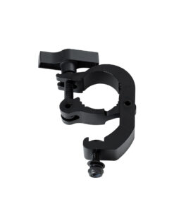 GloboStar® CLAMPS 51181 Επαγγελματικός Γάντζος Hook Αλουμινίου Ύψηλης Αντοχής για Κρέμαση, Στήριξη & Τοποθέτηση Προϊόντων Stage σε Τράσες – Μ17 x Π12 x Υ3cm – Μαύρο