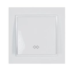 ΔΙΑΚΟΠΤΗΣ ΜΕΣΑΙΟΣ A/R ΛΕΥΚΟΣ EUROLAMP – 152-10106