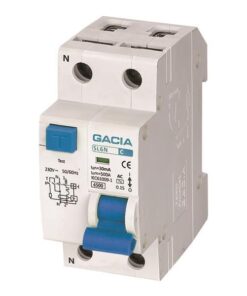 ΡΕΛΕ RCBO ΔΙΠΟΛΙΚΟ 10A 4,5KA 30mA 1P+N GACIA TYPE AC EUROLAMP – 500-43501