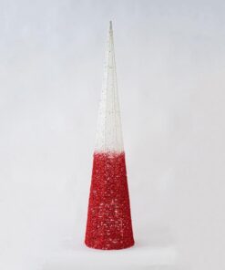 ΔΕΝΤΡΟ ΚΩΝΟΣ, ΛΕΥΚΟ-ΚΟΚΚΙΝΟ, 25x110cm EUROLAMP – 600-45625