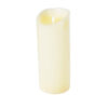 GloboStar® FIREFLAME 79544 Διακοσμητικό Realistic Κερί Παραφίνης με LED Εφέ Κινούμενης Φλόγας – Μπαταρίας & Ασύρματο Χειριστήριο IR Θερμό Λευκό 2700K Dimmable – Φ10 x Υ25cm