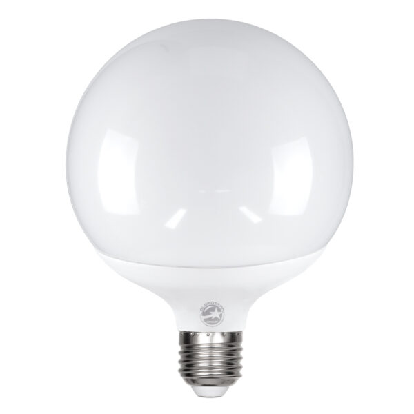 GloboStar® 60042 Λάμπα LED E27 G125 Γλόμπος 20W 2000lm 260° AC 220-240V IP20 Φ12.5 x Υ16cm Ψυχρό Λευκό 6000K – 3 Years Warranty