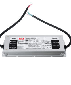 GloboStar® ELG-300-24A 90790 MEANWELL Αδιάβροχο Ρυθμιζόμενο Μεταλλικό Τροφοδοτικό SELV για Προϊόντα LED 300W 12.5A – AC 220-240V σε DC 24V – Ρυθμιζόμενο από 22.4VDC έως 25.6VDC – Αδιάβροχο IP67 Μ24.6 x Π7.7 x Υ3.95cm – 3 Years Warranty