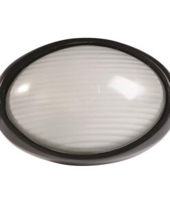 ΑΠΛΙΚΑ ΤΟΙΧΟΥ OBAΛ ΑΛΟΥΜΙΝΙΟΥ ΜΑΥΡH EUROLAMP 147-55061