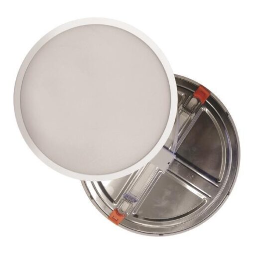 LED PANEL ΧΩΝΕΥΤΟ SLIM 8W ΜΕ ΡΥΘΜΙΖΟΜΕΝΗ ΕΓΚΟΠΗ Φ50-115mm 3000K ΛΕΥΚΟ PLUS EUROLAMP 145-68425