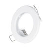 GloboStar® DELTA 77807 Χωνευτό Στρόγγυλο Σποτ Οροφής για Λάμπα MR16 με Βάση GU5.3 ή GU10 – IP20 – Μεταλλικό – Φ83 x Υ31mm – Λευκό – 5 Χρόνια Εγγύηση
