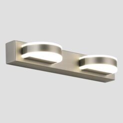 ΦΩΤΙΣΤΙΚΟ ΜΠΑΝΙΟΥ LED 8W 4000Κ ΟΒΑΛ 2Φ  ΝΙΚΕΛ EUROLAMP 144-80002