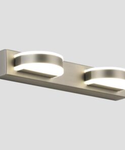 ΦΩΤΙΣΤΙΚΟ ΜΠΑΝΙΟΥ LED 8W 4000Κ ΟΒΑΛ 2Φ  ΝΙΚΕΛ EUROLAMP 144-80002