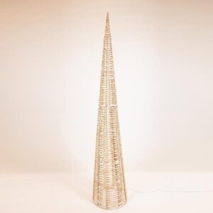 ΚΩΝΟΣ ΦΩΤΙΖΟΜΕΝΟΣ ΧΡΥΣΟΣ 180cm, 1800 LED, 31V ΜΕΤΑΣΧΗΜΑΤΙΣΤΗ, TIMER, ΑΣΗΜΙ ΧΑΛΚΙΝΟ ΚΑΛΩΔΙΟ, ΘΕΡΜΟ ΛΕΥΚΟ LED, ΠΡΟΕΚΤΑΣΗ ΠΑΡΟΧΗΣ 5m, IP44 EUROLAMP – 600-22478